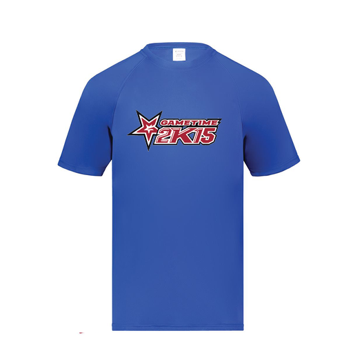 [2790.060.S-LOGO1] Men's Smooth Sport T-Shirt (Adult S, Royal, Logo 1)