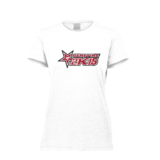 [FTSCUBWH-FAXS-LOGO1] Decker Women's Tri-Blend T-Shirt - Short Sleeve (Female Adult XS, White, Logo 1)